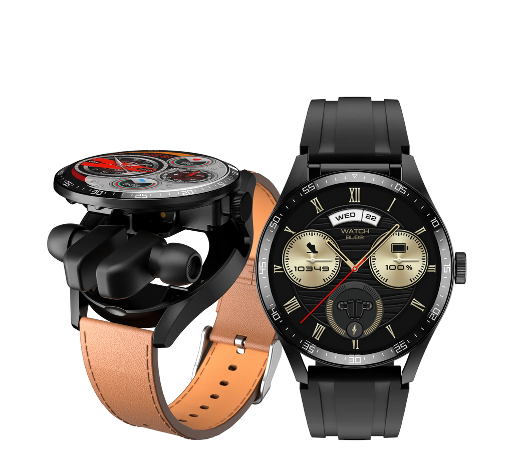 PowerBand GT5 - 2 in 1 Smartwatch + Earbuds باور باند جي تي 5 - ساعة ذكية 2 في 1 + سماعات أذن
