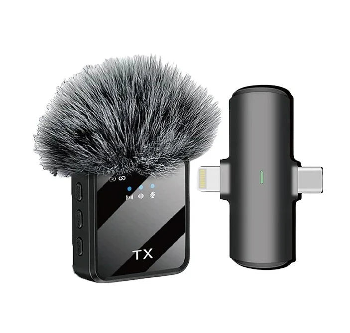 Wireless Lavalier Microphone ميكروفون لاسلكي صغير الحجم