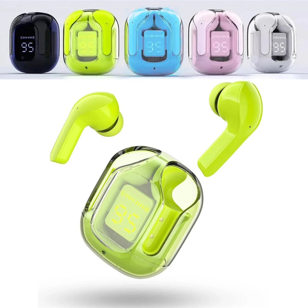 T6 Crystal Wireless Earphones سماعات أذن لاسلكية كريستالية T6