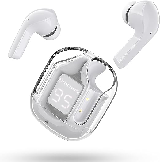 T6 Crystal Wireless Earphones سماعات أذن لاسلكية كريستالية T6