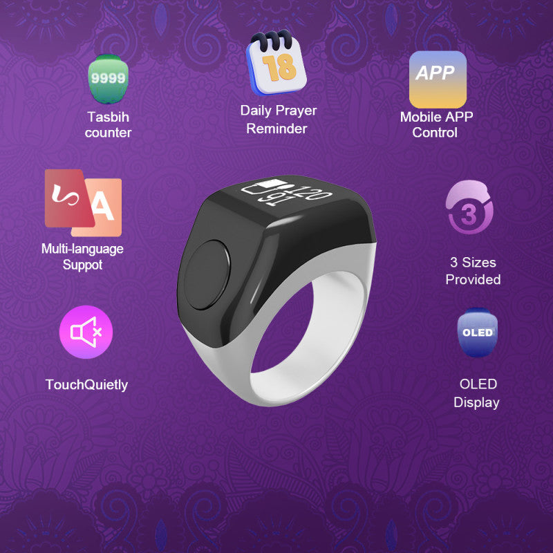 Smart Tasbeeh Ring     خاتم التسبيح الذكي