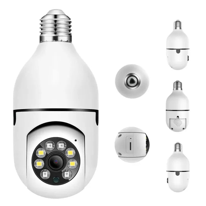 Night Vision Wireless Bulb Camera كاميرا رؤية ليلية لاسلكية على شكل لمبة