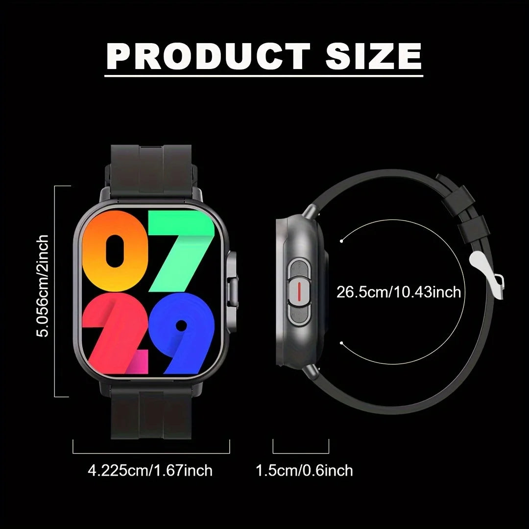 Smartwatch with Wireless Earbuds  ساعة ذكية مزودة بسماعات أذن لاسلكية