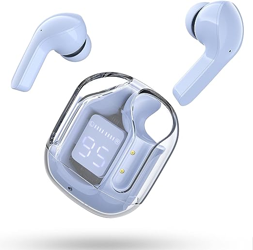 T6 Crystal Wireless Earphones سماعات أذن لاسلكية كريستالية T6