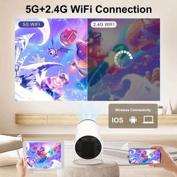 Mini Round Projector  جهاز عرض دائري صغير