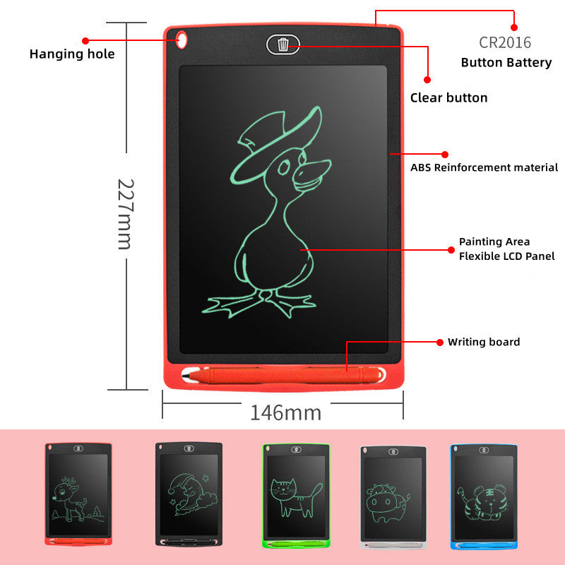 Lcd kids drawing tabletل وحة رسم للأطفال بشاشة LCD