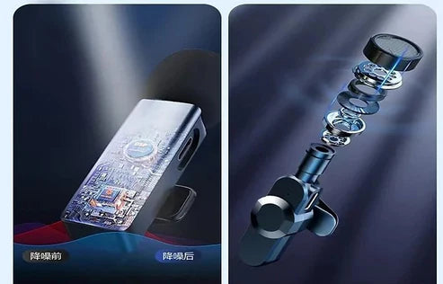 Wireless Lavalier Microphone ميكروفون لاسلكي صغير الحجم